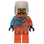 Arctic Explorer, STEVEGOESNORTH, Orange Suit, Dark Blue Ushanka Hat