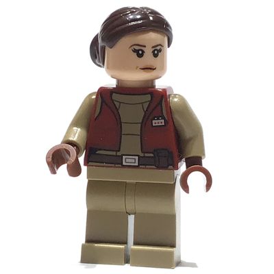 Padme Amidala / Naberrie, Dark Red Senator Outfit, Bun Hair