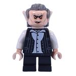 Griphook - Dark Bluish Grey Hair, Black Torso, White Arms, Black Legs