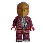 Kai, Dark Red Suit, Gold Helmet