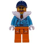 Arctic Explorer, Captain Nautilus, Medium Azure Jacket, Orange Legs, White Fur Neckwear, Dark Blue Cap