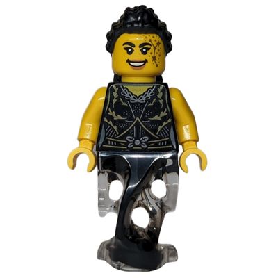 Woman, Black Dress, Ghost Legs