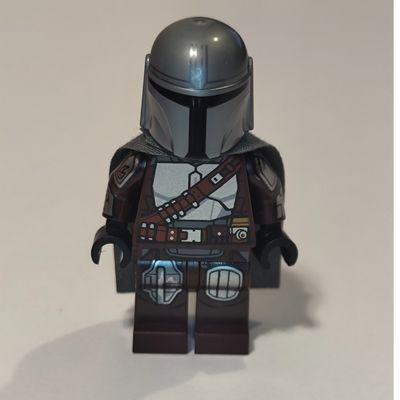 The Mandalorian / Din Djarin, Dark Brown Outfit with Cape, Printed Head
