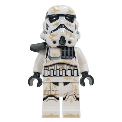 Sandtrooper, Black Pauldron, Sienna Brown Head