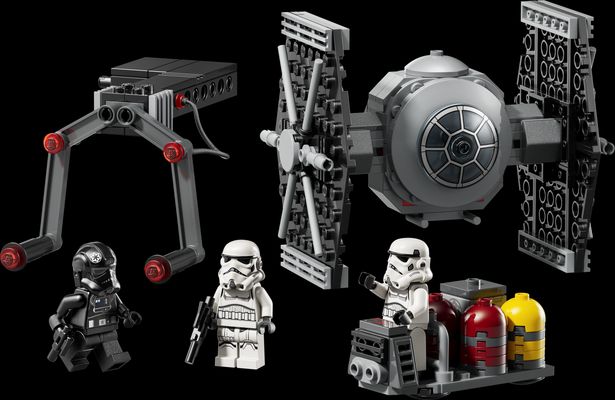 TIE Fighter with Imperial Hangar Rack