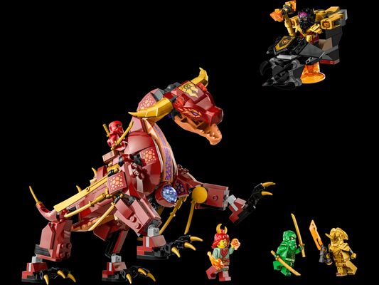 Heatwave Transforming Lava Dragon