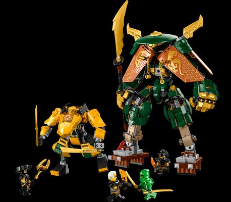 Lloyd and Arin's Ninja Team Mechs