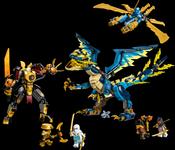 Elemental Dragon vs. The Empress Mech