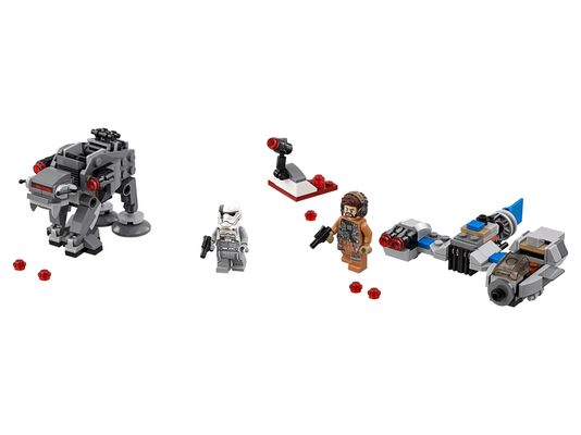 Ski Speeder vs First Order Walker Microfighters