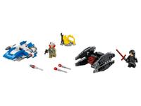 A-Wing vs. TIE Silencer Microfighters