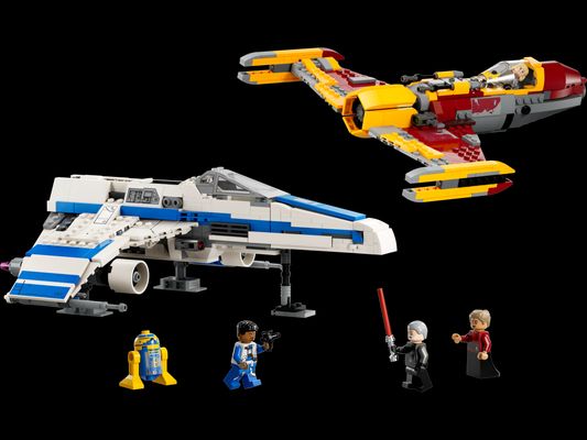 New Republic E-Wing vs. Shin Hati’s Starfighter