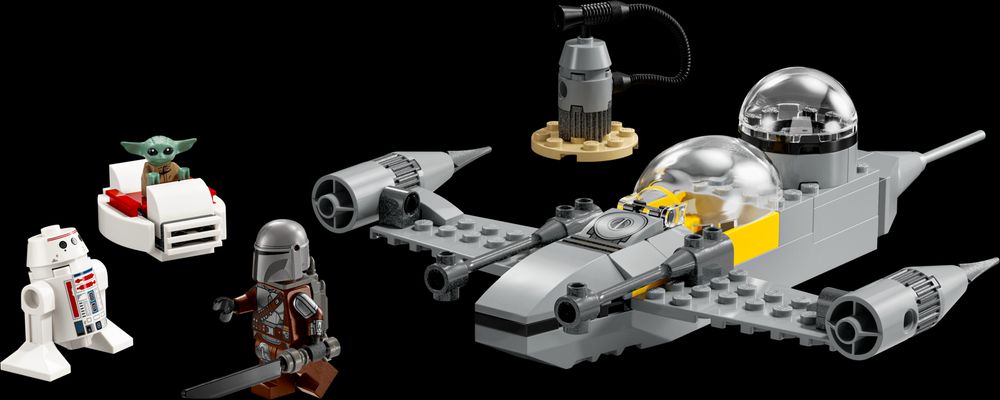 Mando and Grogu's N-1 Starfighter