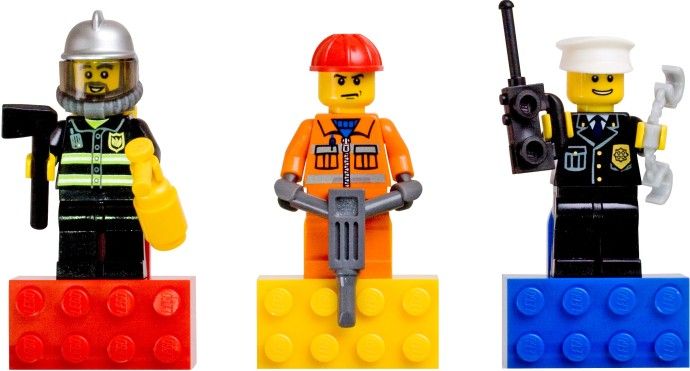 City Hero Magnet Set